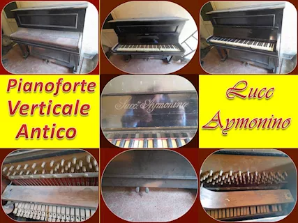 Pianoforte Verticale Antico Lucc Aymonino Anni 40'