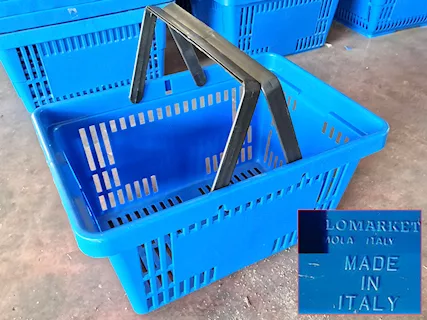 Cestini per la spesa usati Filomarket