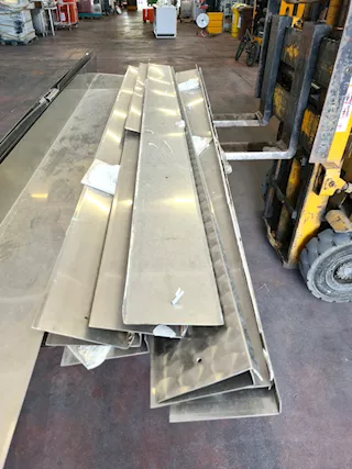 Paraspigoli in acciaio inox usati