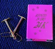 Foto 2 Originali orecchini rifiniti in oro 24k