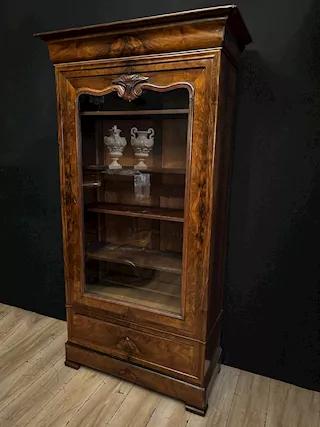 Vetrina libreria in stile Carlo X