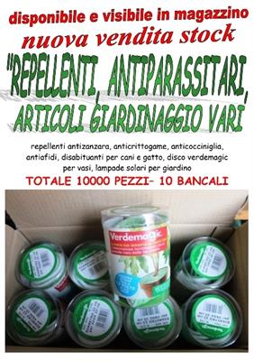 Stock repellenti, antiparassitari e art. giardino 10.000 pez