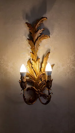 Luci in legno dorato - Anteprima 2