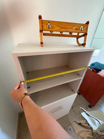 Libreria ideale per cameretta studio, colore bianco - Anteprima 3