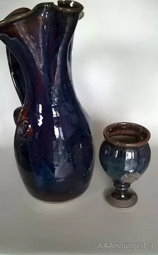 Irish jug with cup (ceramica)
