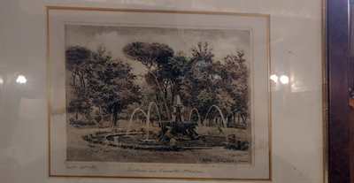 Quadro antico grafica Roma 1900 - Foto 2