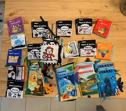 Libri di stoffa vari