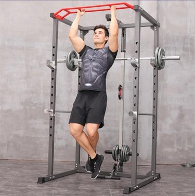 Stazione Multipower con Lat Machine, Pulley, Rings Rack 192 Attrezzi Bodybuilding - Foto 5