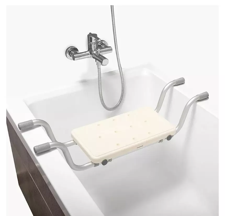 Sedile per Vasca da Bagno in alluminio e plastica, mai usato