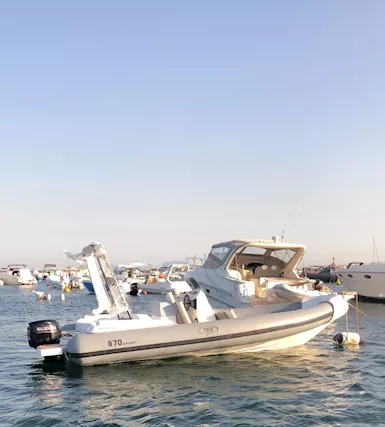 Tes RIB670S Gommone 40CV nuovo Motorizz. Min.