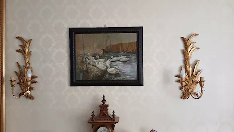 Luci in legno dorato - Anteprima 3