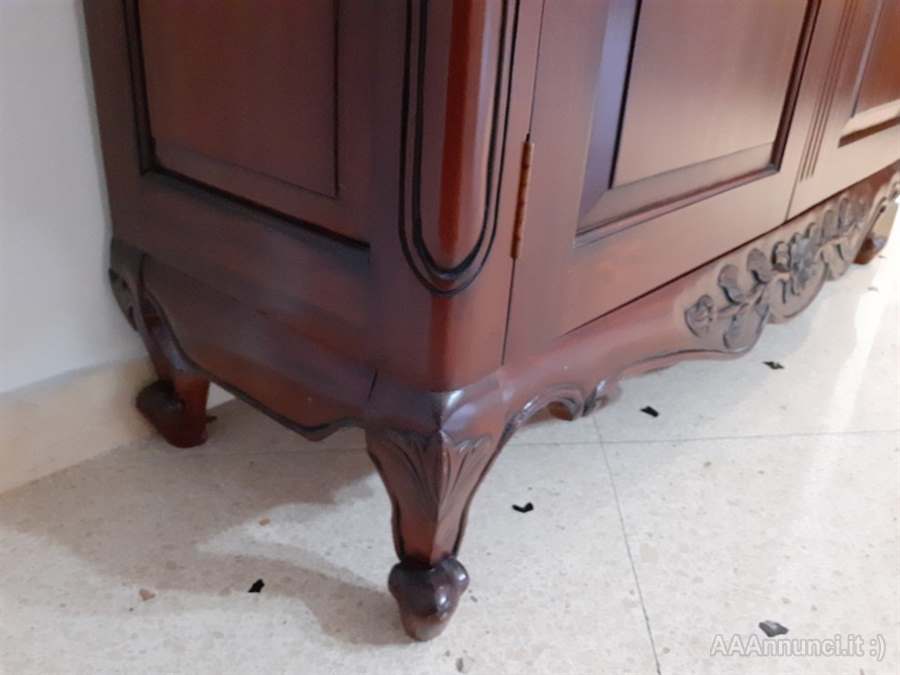 Vetrina in mogano - epoca 1900 - Foto 12