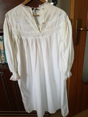 CAMICIA DA NOTTE IN COTONE, colore bianco, taglia 52 - Foto 2