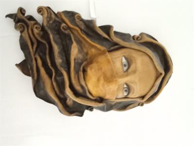 Maschera Veneziana da Donna in Cartapesta