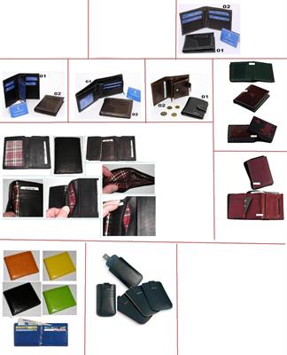 Portafogli in pelle uomo; Porta iphone (nuovi)