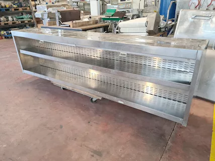 Frigo in acciaio inox per retrobanco usato