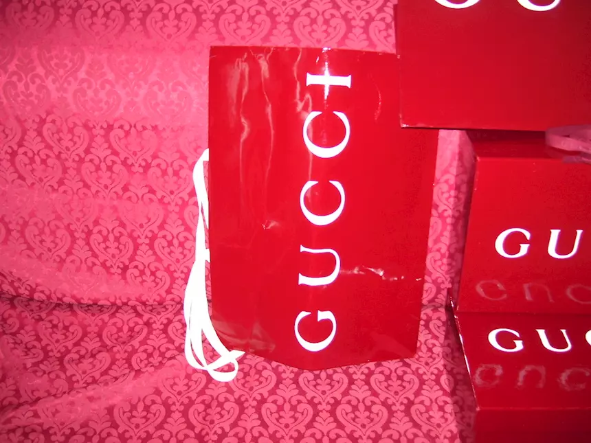 Foto 4Scatole Gucci linea Bordeaux 2 - Gift Box originali nuove, colore rosso