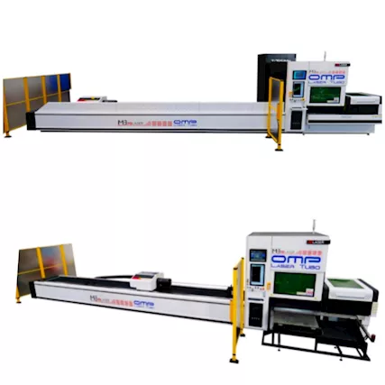 Taglio laser tubo fibra OMP m3