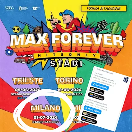 Max Pezzali San Siro