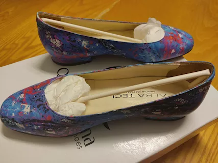 Ballerine in PELLE realizzate da Calzaturificio Toscano