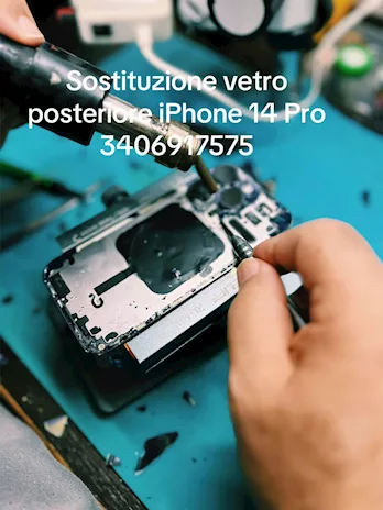 Sostituzione vetro posteriore iPhone