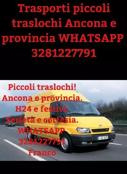 Traslochi lampo piccoli in Ancona