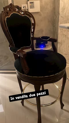 Sgabello snek girevoli