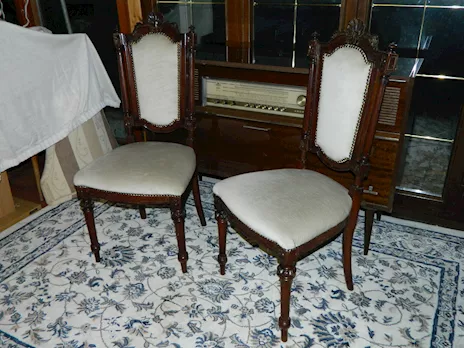 Sedie d’epoca stile umbertino XIX secolo