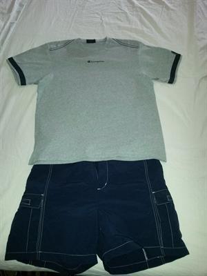 Completo Champion maglia+ pantaloncini taglia L