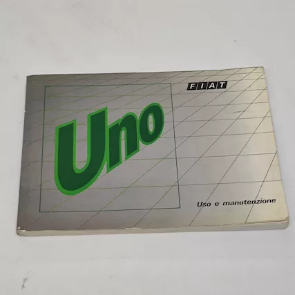 Libretto uso manutenzione FIat UNO