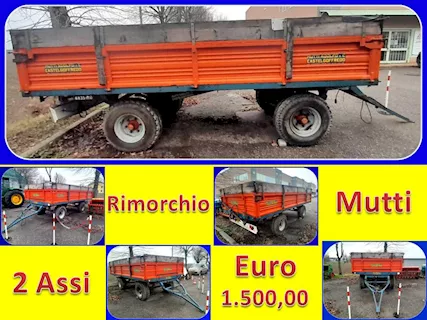 Rimorchio Due Assi Mutti