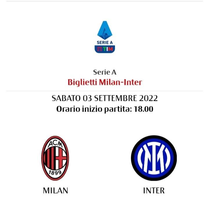 MILAN vs INTER - 1° ANELLO BLU