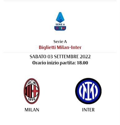 MILAN vs INTER - 1° ANELLO BLU