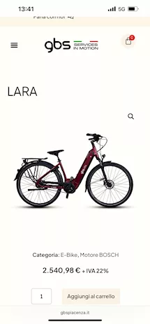 E-bike, motore Bosch