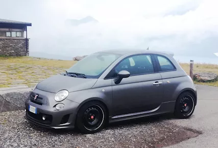 Cerchi 16 cubicati carbonio 500 Abarth