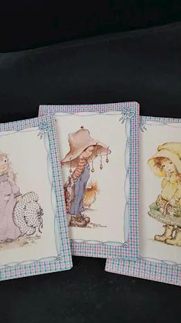 Lotto tre quaderni scuola vintage nuovi Kim Tania