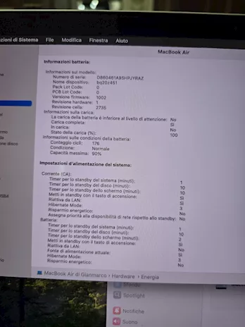 Macbook Air M1 256 Go Marca Apple, colore leggermente, in ottime condizioni - Anteprima 3