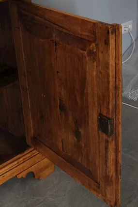 Antica credenza doppio corpo Toscana pioppo massello - Foto 6