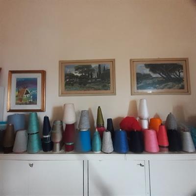 LANA COTENE e SETA FILATI
