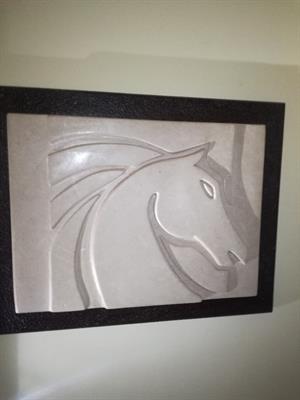 Quadro bassorilievo in pietra
