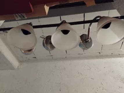 Lampade Aplique da Bagno Supporto Cromato