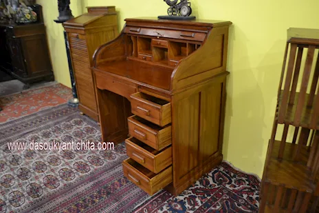Scrivania postale a serrandina cm 94 stile inglese - Foto 6