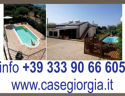 A Cefalù: villa con piscina e accesso privato alla spiaggia