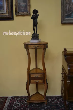 Alzatina - colonna portavaso a tre cassetti
