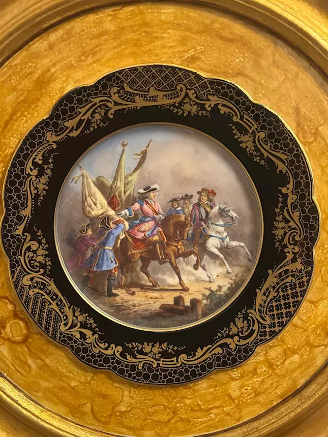 Coppia piatti Sevres