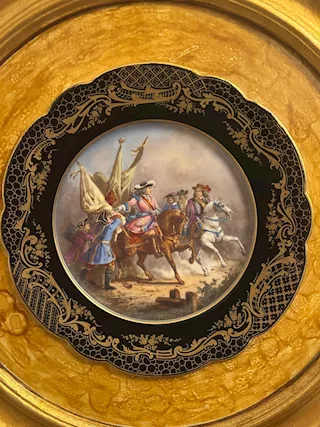 Coppia piatti Sevres