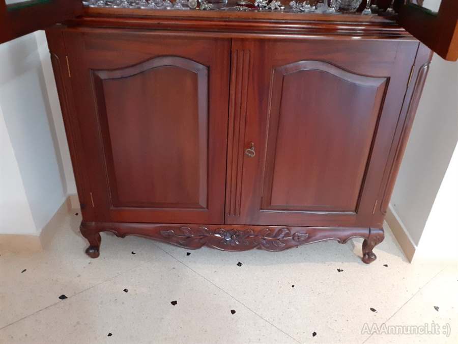 Vetrina in mogano - epoca 1900 - Foto 5