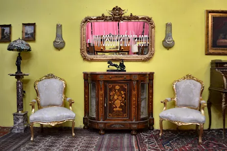 Credenza a mezza luna stile Napoleone III