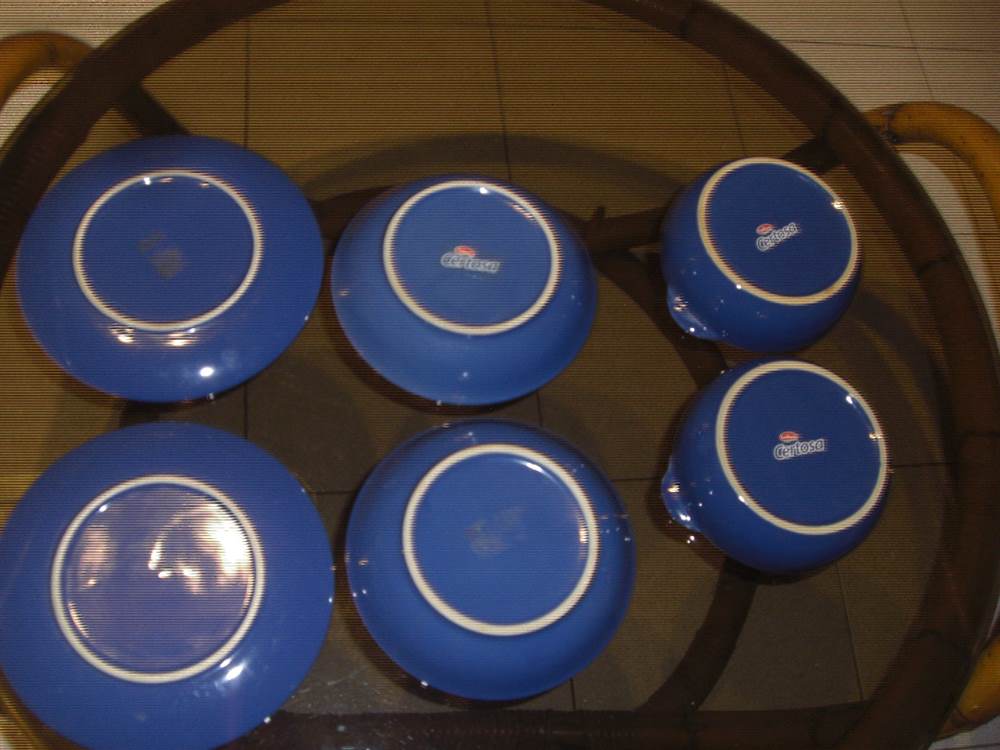 Foto 2 Piatti Galbani Certosa, servizio 3 elementi x 2 persone