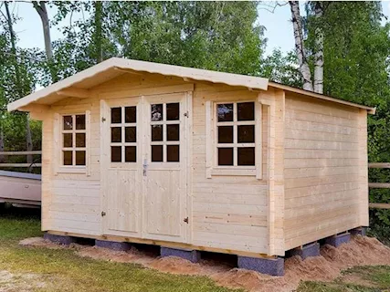 Casetta in Legno 400x300x234h Senza pavimento mq 12 - mode, peso 690 kg - Foto 2